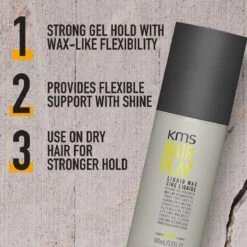 KMS HairPlay Liquid Wax 100ml -Haarverzorgingswinkel 4044897370804 2
