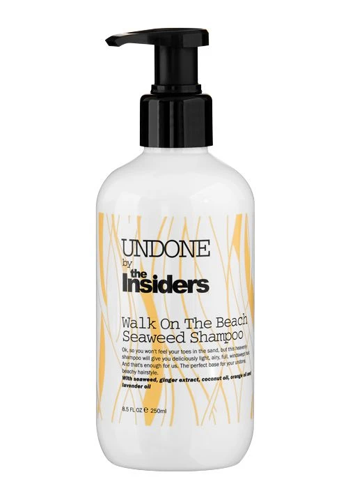 The Insiders Undone Walk On The Beach Seaweed Shampoo 250ml 1 The Insiders Undone Walk On The Beach Seaweed Shampoo 250ml